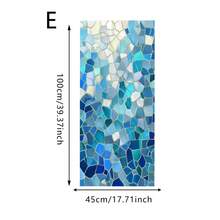 1pc Colorful Geometric Pattern Static Cling Window Film, Removable Window Sticker, Privacy Protection, Suitable For Bedroom, Living Room And Office Decor - Multicolor - View 17
