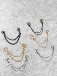 Pants Leg Anti-Drag Adjuster Clips, Magnetic Buckle Detachable Chain Fixator For Pants That Are Too Long - A - View 10