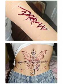 1/2Pcs Henna Tattoo Paste  Semi-Permanent Henna Tattoo Paste, Waterproof Henna Tattoo Paste For Body Art And Painting| Create Unique Temporary Tattoos ﻿ - 彩色 - 查看 10