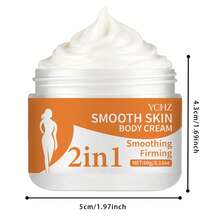 YCHZ 二合一身体保湿温热霜 – 紧致提拉 – 蕴含乳木果油和植物萃取精华 – 针对腹部和松弛肌肤 – 滋润手臂和腿部 – 适合所有肤质 – 60克 - 60g - 查看 7