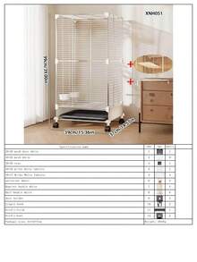 Large Bird Cage Suitable For Phoenix, Parrots, Mynahs, Thrushes, Orioles, Finches - Assembly Type - View 15