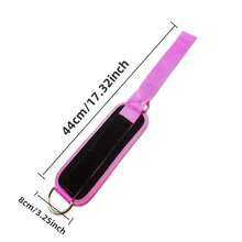 2 piezas Correas para tobillos para bandas de resistencia - Anillos en D duales, ajustables, gruesas y cómodas - Unisex, ideales para patadas de glúteos, elevaciones de cadera y entrenamientos de la parte inferior del Body | Equipo de fitness premium - Multicolor - Ver 9