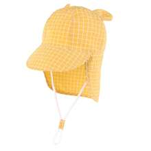 Adjustable Baby Sun Hat With Neck Shade, Unisex Beach Hat For Infants & Toddlers, Summer Outdoor - 小熊耳朵沙灘帽 - 查看 42