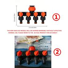 1pc 4-Way Plastic Courtyard Watering Divide For Lawn Care & Irrigation Systems, Plumbing Fittings, Functional Fittings, Precision Engineering, Flow Control, Home Gardeners, Water Flow Control, Compact Design, Sturdy Construction, Water System Installers,Easy Setup And Removal,4 Independent Switches - A - View 14