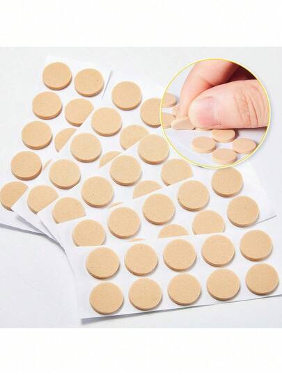 10/20/30/40pcs Invisible Ear Lobe Support Stickers, Suitable For Earrings, Can Support Heavy Earrings, Comfortable And Easy To Use, Protect Earlobes From Damage, Almost Invisible, Earring Support Stickers, Earlobe Pads And Ear Backs, Waterproof Lift Stickers, Earlobe Pads (Nude, Round)