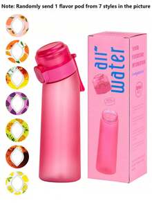 1pc Colorful Box Sports Water Bottle Set, Includes 1 Random Oval-Shaped Flavor Capsule, Fruit Drink Flavor Capsule, Outdoor Sports Creative Water Bottle Flavor Capsule, Suitable For Fitness And Outdoor Activities, Suitable As Gift For Boys And Girls, 1 Random Flavor Out Of 7 Flavors - Multicolor - View 19