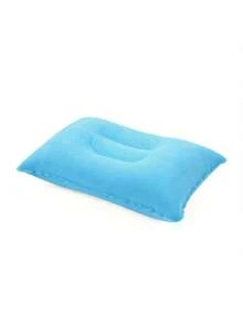 1pc Inflatable Square Pillow, Travel Neck Pillow, Portable U-Shaped Pillow Suitable For Airplane, Lightweight Foldable Nap Pillow Suitable For Travel And Office - Multicolor - View 14
