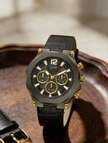 GUESS Essential Business Commute: GW0492G1 Stainless Steel Watch For Modern Professionals - Black - View 1