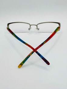 Eyeglass Frame, Metallic, Semi-Rimless, Small Model - PROMOTION - Multicolor - Ver 3
