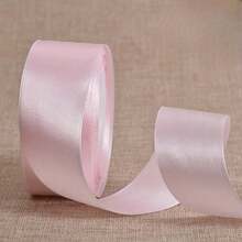 25 Yards Satin Ribbon 4CM Wide, Wedding Chair Decor, Flower Gift Wrapping, Cake Packaging Ribbon - Multicolor - View 11