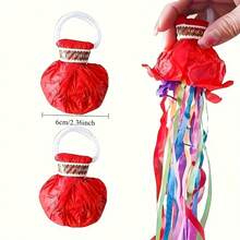 15pcs/Set Colorful Paper Bead Balls With Ribbons, Compact Handheld Design, Distinctive From Traditional Confetti, Excellent Shooting Effect, Suitable For Wedding Entrance, Birthday Party, Holiday Celebration, One-Click Full Of Ceremony Atmosphere. No Complex Operation, Single-Handed Throw For Instant Effect, Lightweight And Easy To Use, Instantly Creates A Festive Atmosphere. An Essential Item For Party Planners And Holiday Enthusiasts. - A - View 7