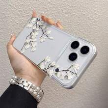 1 ốp lưng TPU mềm trong suốt chống sốc với họa tiết hoa mộc lan được sơn UV, phù hợp với 7/8/7PLUS/8PLUS/X/XS/XR/XSMAX/11/11PRO/11PROMAX/12/12PRO/12PROMAX/12MINI/13/13PRO/13PROMAX/13MINI/14/14PRO/14PROMAX/14PLUS/15/15PRO/15PROMAX/15PLUS/16/16pro/16promax/16PLUS/17/17pro/17promax/AIR - Nhiều màu - Xem 3