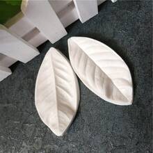 Molde de silicona con textura de hoja, molde de relieve doble cara para decoraciones de pasteles de fondant, herramienta de repostería reutilizable para bodas, fiestas de cumpleaños - Gris Claro - Ver 11