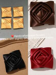 2026春季新款尖头细高跟凉鞋，性感花朵图案闭趾高跟鞋，优雅品质 [注：3D花朵为手工制作，形状可能随机变化] - 黃色 - 查看 5