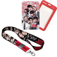 BT/S AIRRANG 挂绳带卡套 RM Jin J-Hope Jimin V K-Pop 演唱会必备挂绳 粉丝身份识别证 公交卡 学生卡 线下粉丝礼物交换 - 彩色 - 查看 12