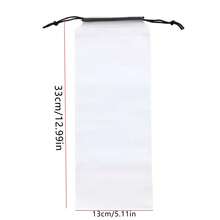 1/10/50pcs Umbrella Storage Bags, Transparent Waterproof Storage Bags, Drawstring Bags, Convenient Drawstring Storage Bags, Plastic Storage Bags - A - View 2