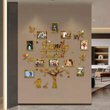 Bộ 10 khung ảnh acrylic hình cây gia đình trang trí tường - Tạo nên bức tranh cây gia đình ấm áp và lãng mạn bằng những bức ảnh yêu thích của bạn, phù hợp cho nhà cửa, phòng khách hoặc bất kỳ phòng nào. Tuyệt vời cho đám cưới, Ngày Valentine, Lễ Tạ ơn, Giáng sinh, sinh nhật và các dịp khác. Kích thước tranh dán tường: 47,2x47,2 inch - A - Xem 6