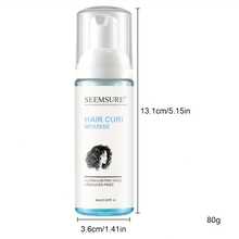 SEEMSURE 卷发增强摩丝，增加蓬松度和光泽，持久定型，控制毛躁并提供保湿护理 - 适合所有卷发类型，男女通用设计，卷发增强摩丝，日常造型，轻盈泡沫，富含保湿成分，质地柔滑，提升光泽，卷发护理，打造沙龙级效果 - 正裝 - 查看 4