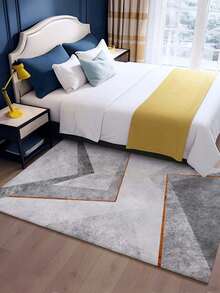 Luxury Patchwork Pattern Indoor Decorative Rug, Faux Wool Material Indoor Carpet, Living Room Rug, Sofa Rug, Bedroom Rug, Bedside Anti-Slip Mat, Dining Room & Kitchen Rug, Office Chair Pad, Entryway Doormat, Outdoor Picnic Mat, Outdoor Camping Blanket - Multicolor--10 - View 15