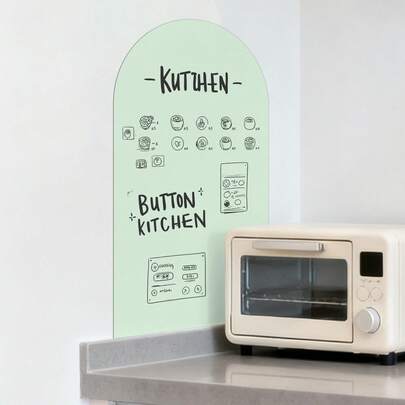 1 tấm bảng trắng từ tính tự dính kích thước 50*90cm, nhiều màu sắc theo phong cách tối giản, dễ dàng tháo gỡ và tái sử dụng, có thể viết và xóa, phù hợp trang trí phòng ngủ, phòng khách, văn phòng.