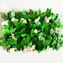 2M Artificial Hedge Roll Fake Ivy Leaf Privacy Fence Garden Screening Wall Decor - White Orchid - View 7
