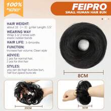 Extensiones de cabello humano - Natural Black - Ver 2