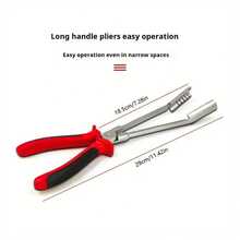 1PC Car Spark Plug Wire Removal Pliers Tool High Voltage Cylinder Cable Removal Clamp Tool Spark Plug Boot Removal Tool - Red - View 3