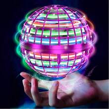 UFO Flying Ball Toy, Magic Hovering Ball, Boomerang, 360° Rotating Cosmic Ball, Flying Gyro, Hand-Controlled Mini Drone With LED Lights, Cool Toy Gift - Spherical - View 4