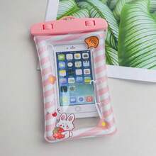 Macaron Mobile Phone Waterproof Bag Airbag Floating Transparent Touch Screen Swimming Rafting Songkran Outdoor Transparent Touch Screen - Dinosaur - View 8