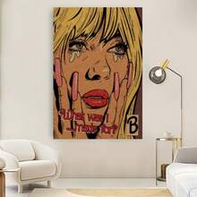 Enmarcado Póster de  Inspirado en Álbumes de Música Moderna - , Tamaño A4/A3 - Perfecto para Dormitorio, Sala de Estar, Cocina, Oficina en Casa, Decoración de Baño - Impresión de Arte Contemporáneo para Uso Interior/Exterior - Enmarcado - Ver 1