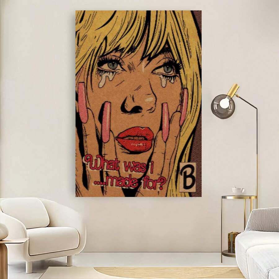 Enmarcado Póster de Inspirado en Álbumes de Música Moderna - , Tamaño A4/A3 - Perfecto para Dormitorio, Sala de Estar, Cocina, Oficina en Casa, Decoración de Baño - Impresión de Arte Contemporáneo para Uso Interior/Exterior - Enmarcado - Ver 1