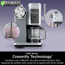 Ninja CREAMi Swirl 13-In-1 Soft Serve Ice Cream Machine - Refurbished - 銀色 - 查看 3