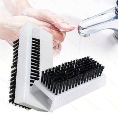 2pcs Double-Sided Hand Cleaning Brushes, Essential Tools For Maintaining Sterile Environment. Necessary For Daily Cleaning For Medical Staff, Beauty And Nail Industry