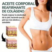 OceAura Aceite Corporal Reafirmante con Colágeno 100mL/3.38 FL OZ | Aceite Hidratante para el Cuerpo con Fórmula Sedosa | Repone la Humedad Esencial, Mejora la Elasticidad y Deja la Piel Suave y Radiante | Textura No Grasa que se Absorbe Rápidamente, Ideal para Cuello, Pecho, Brazos y Muslos, Apto para Todo Tipo de Piel y Uso Diario - ACEITE - Ver 4