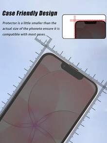 Privacy Mobile Phone Screen Protector 3pcs Anti-Peeping Matte Screen Protector, Enhanced Durability, Combines High Hardness, Anti-Pollution, Waterproof, Smooth Advantages, Practical And Thoughtful. Compatible With IPhone 17e/17 ProMax/16 ProMax/15 ProMax/14 ProMax/13 ProMax/12 ProMax/11 ProMax/17 Pro/16 Pro/15/14/13/12/11 Series. Mother's Day Gift - Black - View 5