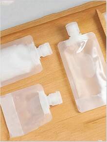 5/15 chiếc, 1.01/1.69/3.38 oz. Túi đựng mỹ phẩm dạng lỏng di động, túi đựng dầu gội mỹ phẩm có vòi, túi bóp có vòi đứng tái sử dụng, túi bóp rỗng có thể đổ đầy, chai du lịch. - Nhiều màu - Xem 3