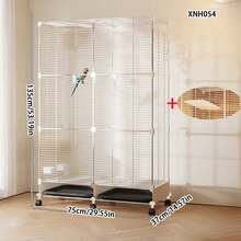 Large Bird Cage Suitable For Phoenix, Parrots, Mynahs, Thrushes, Orioles, Finches - Assembly Type - View 5