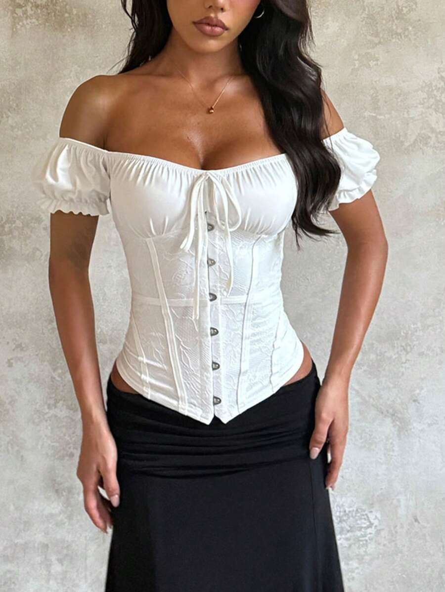 Summer Top, White Top, Suitable For Casual Daily Wear, Women's Concert And Holiday Occasions, Elegant Women's Top, Outing Top