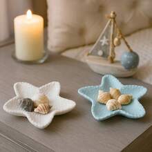 Molde de silicona de la serie oceánica DIY con estrella de mar y concha, molde de fundición de resina para almacenamiento y decoración de estrellas de mar - Molde de estrella de mar - Ver 6