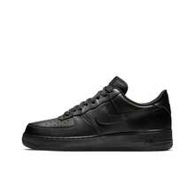 Nike 1 07, Made Of Cowhide Leather, Classic Retro Style, Shock-Absorbing, Breathable, Supportive Low-Top Sneakers, Men's, Black. - Black - View 18