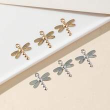 30pcs Glossy Mini Dragonfly Charms, Versatile Handmade Necklace, Bracelet, Earring Jewelry Accessories - Dragonfly Ornament - View 9