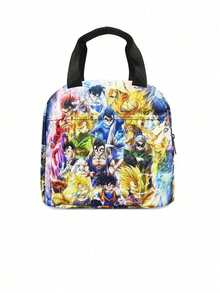 Sac isotherme grande capacité à fond renforcé résistant à l'usure et anti-déchirure pour employés de bureau, sac carré 3D non affaissable avec doublure en feuille d'aluminium épaissie, sac de rangement à main avec pack de glace épaissi, sac isotherme de rangement à main grande capacité, style simple et élégant, rangement compartimenté pour livres, documents et articles personnels, idéal pour les trajets domicile-travail, durable et - Multicolore - Voir 10