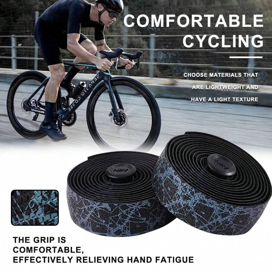 NPY Bike Tapes Soft Road Bicycle Handlebar Wrap Anti-Slip Gravel Racing Cycling Bar Strap Grip Tape Handles Wrapper Ribbon - FJBD-JIGUANG - 查看 1