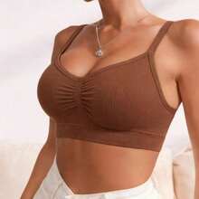 Set Of 3 Premium Seamless Bra Tops With Adjustable Straps - 彩色 - 查看 4