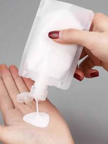 Portable Lotion Cosmetic Packaging Bag, Shampoo Squeeze Pouch, Reusable Squeeze Stand-Up Pouch, Refillable Squeeze Bag, Travel Bottle - Multicolor - View 4