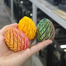 3D Printed Transformable Dragon Egg Ball, Creative Twist Finger Stress Relief New Dragon Egg Rotatable Transforming Model Toy, Multi-Color Options, Perfect Gift For Various Festivals And Parties - Multicolor - View 5