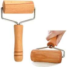 Adjustable Thickness Stainless Steel Beechwood Rolling Pin For Dumplings Pasta Pizza Ergonomic Kitchen Tool Dishwasher  Rustproof - 1 - Xem 2