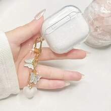 Hộp đựng tai nghe trong suốt lấp lánh, tương thích với Pro/Pro2/4/3 - Trong sáng - Xem 3