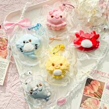 1pc Latest Hot New Silicone Ocean Animal Creative Stitched Edge Squeeze Toy Stress Relief Squishy (Stitched Edge And Pendant Color Random, Please Don't Buy If You Mind) - Multicolor - View 5