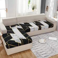 1 tấm bọc ghế sofa xoay đa năng bằng lụa sữa cao cấp, xoay 360°, chống trầy xước, chống bụi, có thể giặt, phù hợp cho mọi mùa. - màu đen - Xem 4